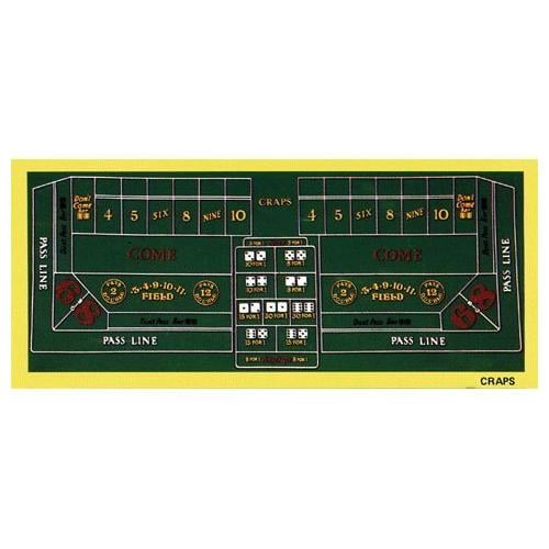 Las Vegas Craps Table Felt Layout