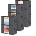 thumbnail image 1 of Lifewit 8-Pack Clothes Storage Bag, Storage Bins for Clothes, Blankets, Comforters, 60L, Grey, 1 of 6