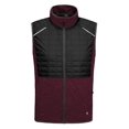 thumbnail image 3 of Little Donkey Andy Men's Lightweight Golf Vest Warm Outdoor Sleeveless Jacket for Hiking Travel Running Casual Black/Dark Red XL, 3 of 8