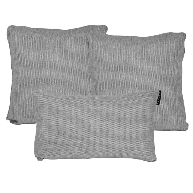 Set de 3 Cojínes Decorativos (2 Cuadrados Grandes + 1 Rectangular) DICASA Rivo Delta Zita
