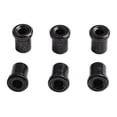 thumbnail image 3 of Mosiee 6 Pcs Electric Bass Guitar String Thru Body Ferrules Bushing Guitar Bridge String Mounting Ferrules Bushing Black/Gold/Chrome, 3 of 9