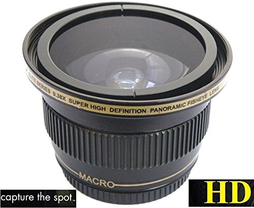 Super Wide HD Fisheye Lens For Sony HVR-HD1000U HVR-HD1000 