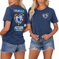 thumbnail image 3 of CHENge Autism Awareness Shirt Women Autism Acceptance Mom Shirts Graphic Mental Health T-Shirt Inspirational Short Sleeve Top, 3 of 4