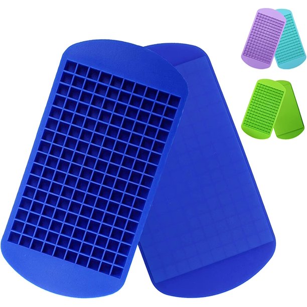 Molde para cubitos de hielo silicona 160 cavidades molde para hielo mini molde para hielo whiskey