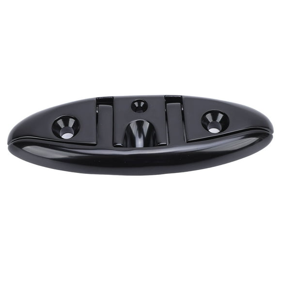 Boat Cleat, Oxidation Resistant Colorfast Glossy Metal Boat Dock Cleat Versatile Marine Dock Rope Cleats for Speedboats