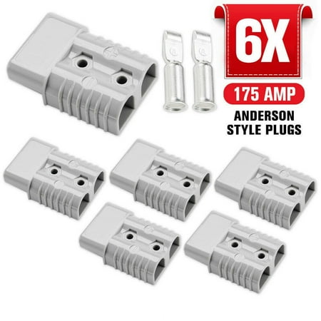 

Premium 175Amp For Anderson Style Plug Exterior Connector Dc Power Solar Caravan