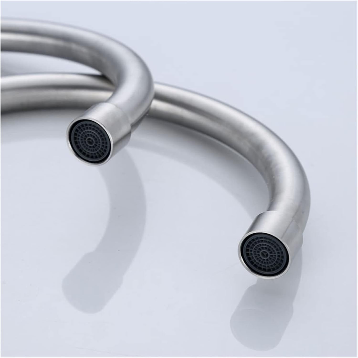 304 Stainless Steel Kitchen Single Cold Water Double Pipe Double Outlet Faucet Sink Sink Sink Double Handle Double Switch Faucet