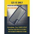 thumbnail image 4 of CaseBorne ArmadilloTek S Case Compatible with Samsung Galaxy S21 FE 5G Case, Translucent Matte Hard Back & Soft Edge - Matte Navy, 4 of 4