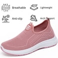 thumbnail image 4 of CHICVOMEY Women's Slip On Shoes - Lightweight & Breathable Mesh Walking Sneakers Arch Support & Memory Foam Cushion Comfort Non-Slip Walking Shoes for Work Casual, 4 of 5