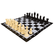 MegaChess Giant Games Mega Chess Sets, 8 King with Vinyl Giant Chess Mat