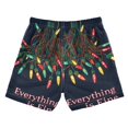 thumbnail image 7 of FORMRS Boys Swim Trunks Quick Dry Mesh Liner Boardshorts Sizes XS-XL, Blue Christmas Light, 7 of 7