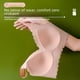 thumbnail image 3 of Ropa interior sin costuras de talla grande para mujeres gorditas, ultrafina, push-up, antiflacidez, pechos grandes, deportivo, escaparate, 3 of 5