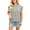 Silver, variant on Duoif Women's Sweaters, Women's Ribbed Sweater - Short Sleeve Crew Neck Loose Top Sweaters for Women Beige L