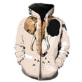 thumbnail image 1 of Sudadera con capucha y cremallera para hombre, diseño de leopardo y animales de pastizales, unisex, gran oferta de moda de primavera 2024, con estampado 3D, para adolescentes, estilo Harajuku y hip ho, 1 of 6