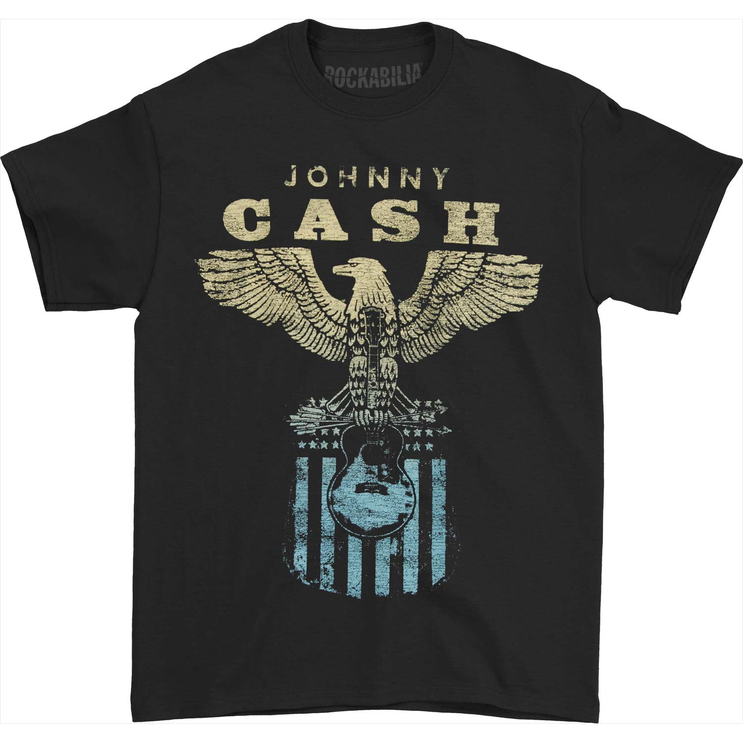 Johnny Cash - Johnny Cash Men's JC Eagle T-shirt Black - Walmart.com ...