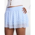 thumbnail image 4 of No Boundaries Crinkle Chiffon Mini Skort, Women's XXS-XXL, 4 of 5