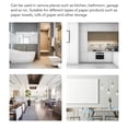 thumbnail image 4 of Stylish Stainless Steel Tissue Wall Mounted Box Holder Multifunctional Use Vertical Design Premium Material Convenient and Practical for Kitchen Bathroom Garage, 4 of 7