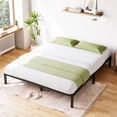 thumbnail image 3 of Cama Plataforma Metálica Full – 12 Pulgadas, Estructura Robusta, Lamas de Acero, Sin Somier, Gran Carga, Almacenaje Bajo Cama, Negro – 12 INCH FULL, 3 of 8