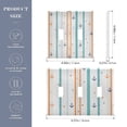 thumbnail image 2 of Yayeee Toggle Light Switch Wall Plate 3-Gang 6.37"x4.48" Decorative Outlet Cover, Cute Nautical Pattern, 2 of 7