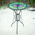 thumbnail image 5 of WONDER GARDEN 21"H Glass Plant Stand Outdoor Side Table for Porch Patio Garden Dragonfly, 5 of 8
