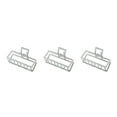 thumbnail image 2 of maskred Pinces de Mode Grand Style Simple à Portée de Main Style Simple Robuste Exquis Accessoires Barrettes pour Femmes Blanc/rectangle 3Set, 2 of 6