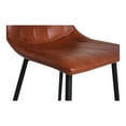 thumbnail image 5 of Moe's Home Collection Alibi 26" Faux Leather Counter Stools in Brown (Set of 2), 5 of 5
