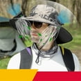 thumbnail image 1 of EGYMEN Sombrero con ventilador solar de ala ancha para pesca al aire libre, sombrero para el sol para hombres con ventiladores solares, sombreros de pesca, sombrero protector solar con ventilador, 1 of 8