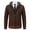 Brown, variant on MuZeFu Winter Coats for Men 3x Men's Fashion Casual Solid Color Zipper Pockets Long Sleeve Hooded Casual Outwear Coat