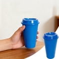 thumbnail image 1 of 475ml Reusable Plastic Tumblers with Lids Large Color Changing Cups for Adults Kids Women | Tall Iced Cold Drinking Cute Tumbler Cup Household Home Kitchen Use Travel Bottle Beverage Container, 1 of 9