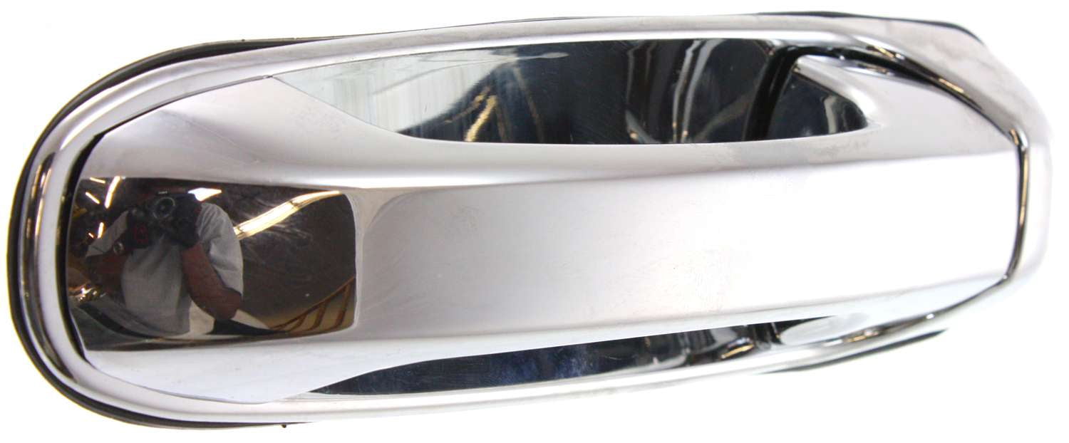 Replacement ARBJ491309C Exterior Door Handle Compatible with 1999-2004 Jeep Grand Cherokee 2002-2007 Liberty Rear, Right Passenger Chrome
