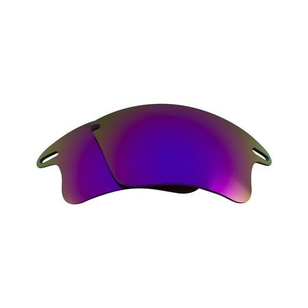 Replacement Lenses Compatible with OAKLEY Fast Jacket XL Polarized Purple Mirror