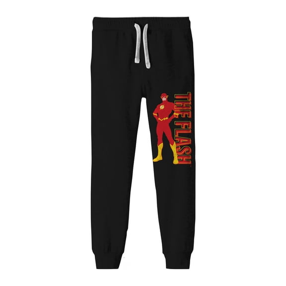 Flash Minimalist Youth Boy's Black Sweatpants-Medium