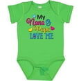 thumbnail image 3 of Inktastic My Nana and Papa Love Me with Hearts Boys or Girls Baby Bodysuit, 3 of 5