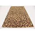 thumbnail image 3 of Unique Loom Wildlife Collection Animal Inspired with Leopard Design Area Rug, 5 ft x 8 ft, Light Brown/Black, 3 of 4