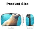 thumbnail image 5 of Sea Lion Travel Organizer Hard Drive Case Small Travel Case USB Cable Organizer - Oxford Cloth Waterproof Storage Box for Electronic Digital Products - 5.9x9.44x3.14 in, 5 of 6