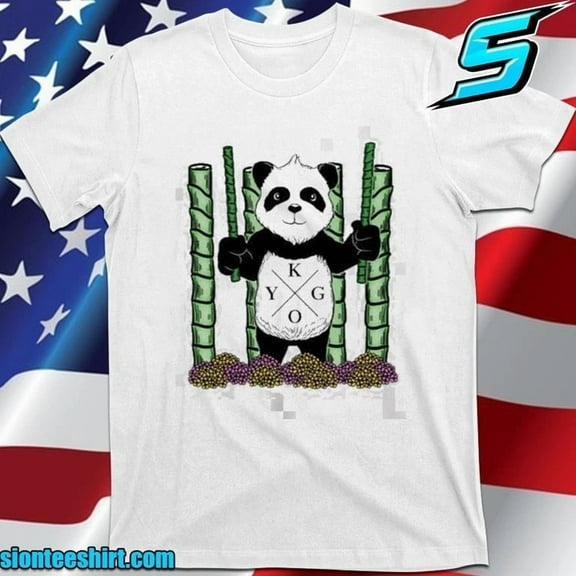 RARE Kygo Panda 2025 DJ Tour Graphic Music Festival Dance EDM T-Shirt