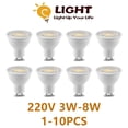 thumbnail image 2 of Foco Led GU10 de 1-10 piezas, 3W, 5W, 6W, 7W, 8W, Bombilla de iluminación interior de 220V, 3000K, 4000K, 6000K, 2 of 4