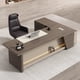 thumbnail image 5 of Executive Supplies Office Desk Writing Reception Standing Organizers Computer Desks L Shaped Luxury Mesa Escritorio Furniture My Lux Decor Round, 5 of 27