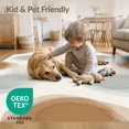thumbnail image 4 of ODIKA 6'x9' Washable Area Rug Non-Slip, Chair-Friendly, Abstract Contemporary Brushed Watercolor Blended Transitions for Dining Room, Under Table, Office Décor, 4 of 7