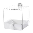 thumbnail image 3 of Parrot Bathing Basin Bird Bowl Multi-Purpose Splash-Proof Cockatiel Cage Accessories, 3 of 5