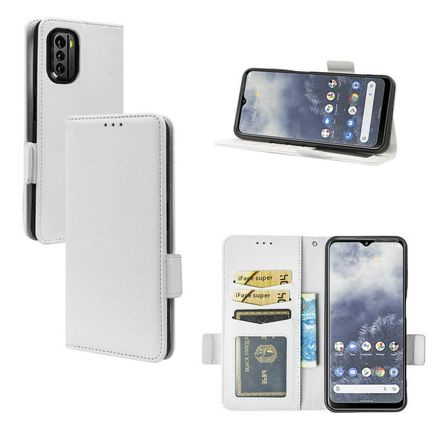 Nokia G60 5G Case , PU Leather Flip Cover Card Slots Magnetic Closure Wallet Case for Nokia G60 5G