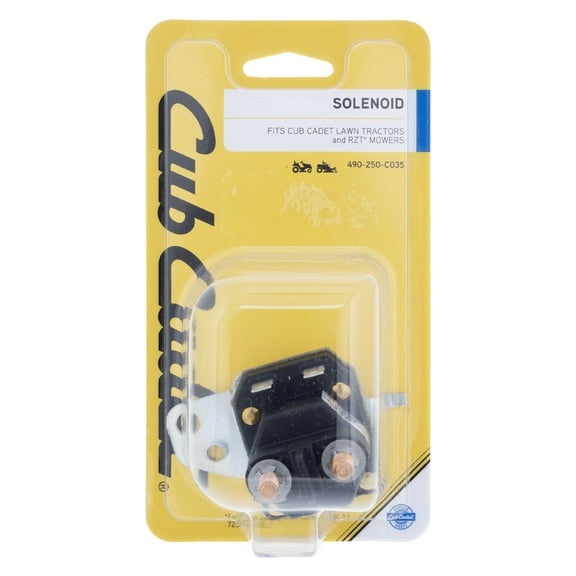 CUB CADET 490-250-C035 12 Volt Solenoid Z-Force RZT XT1 XT2 ZT1 ZT2 ZT3 ZTS1