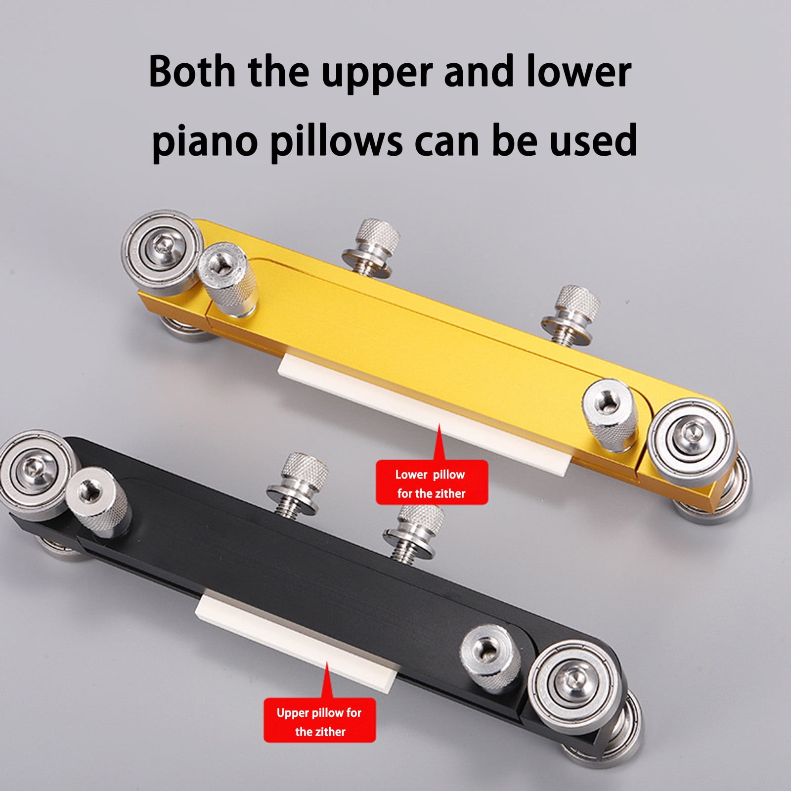 Heavy-Duty Guitar Maintenance Sander 4-Directional Aluminum Alloy Tool For Effortless Nut/Bridge Modifications