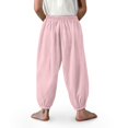 thumbnail image 4 of DISNIMO Pink Axolotl Bloomer Harem Pants for Girls Bloomers Long Pants Baggy Pants Kids 8-12 Girls Jogger Pants for Girls Harem Bloomers for Kids Lantern Pants Kids High Waisted Pants, 4 of 7