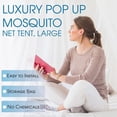 thumbnail image 2 of Luxury mosquito net large size double to king bed foldable design storage bag, 2 of 5
