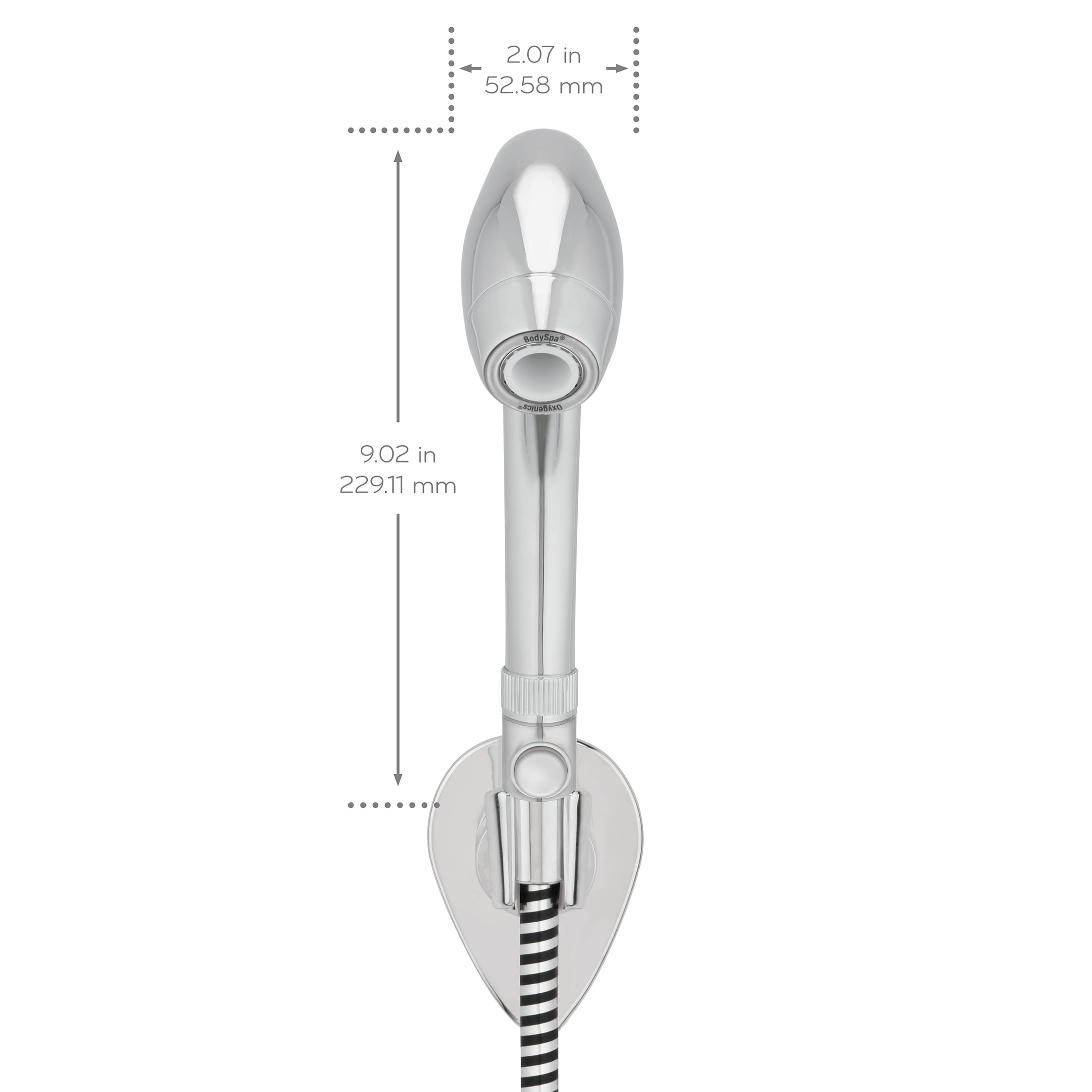 Oxygenics BodySpa RV 2-Setting Chrome Handheld Shower Head with 60-inch Hose