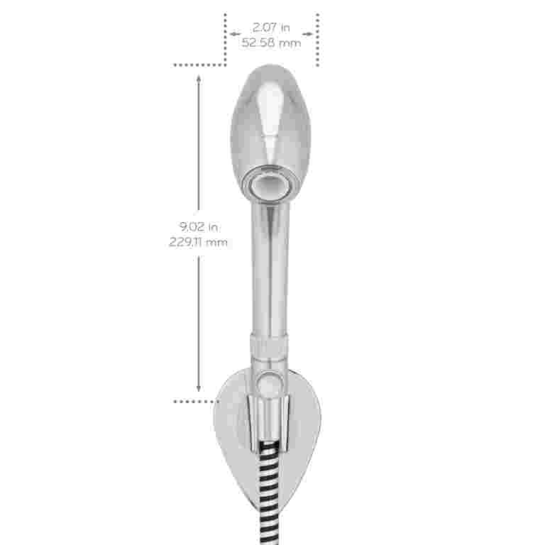 Pommeau De Douche Body Spa Chrome Oxygenics - Économie D’eau, Technologie Venturi, Finition Chromée Durable