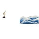 thumbnail image 1 of Alfombra de escritorio con escultura de , diseño ondulado, resina flocada, antideslizante, textura suave, ideal para hogares, oficinas,, 1 of 8