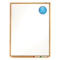 thumbnail image 2 of Pizarra Mixta Blanca y Corcho Quartet S573 Melamina Marco Madera 36x24 Pulgadas, 2 of 3