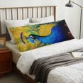 thumbnail image 5 of KLL Ultra Soft Microfiber Body Pillow Cover/Pillowcases 20"x54" with Hidden Zipper Closure-Peacocks, 5 of 5